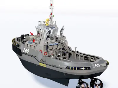  Tugboat   3D model
