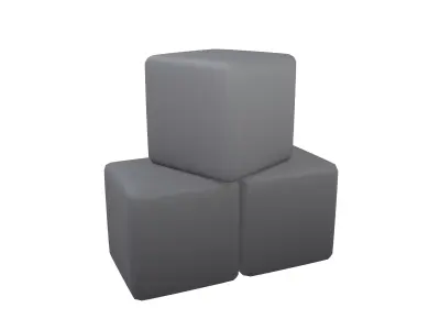 Building Blocks Icon v1 001 Low-poly 3D model