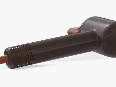 Compact Ionic Hair Dryer for Styling 3D model