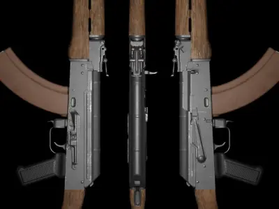 Ak74 Assault rifle 3D model
