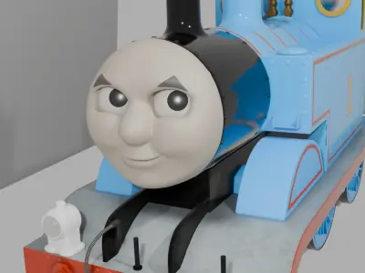 Thomas and friend Big World Big Adventures CGI 3D RIGGED Free 3D model