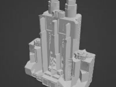 castle Free 3D model buy