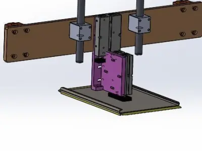 Manual fine-tuning module 3D model