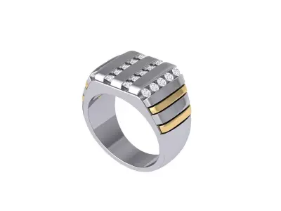 Wedding Ring  3D print model 198