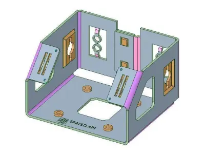 Sheetmetal part Free 3D model