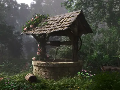 water well 3D model get