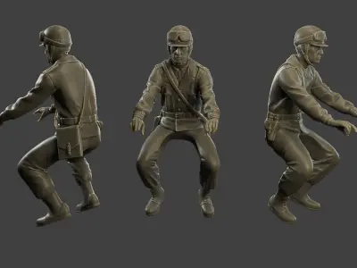 CzechSlovak Communist police Motorcycle CCPM1 Pack1