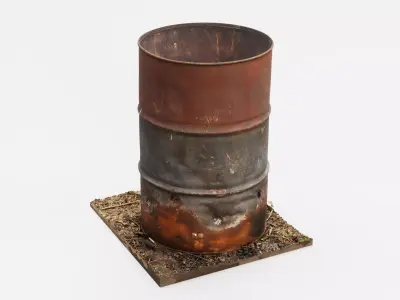 high quality scanned Barrel  3D model