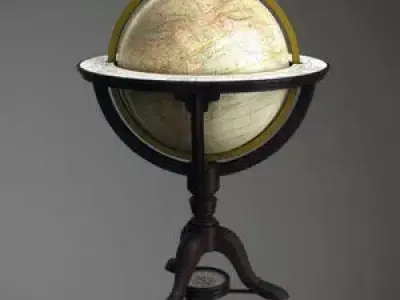 Vintage old world globe Free 3D model