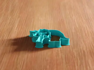 Dinosaur Triceratops Cookie Cutter STL File - 137 3D print model