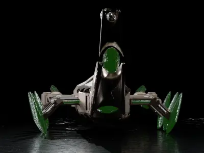 robot scorpion 3D model