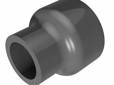 PVC Reducing Sockets Free 3D model