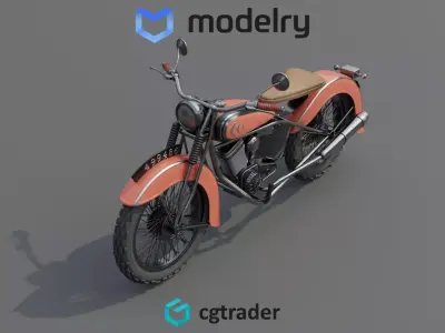 Motorcycle 3D model 3