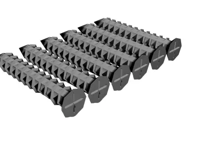 Screws 3D model purchase