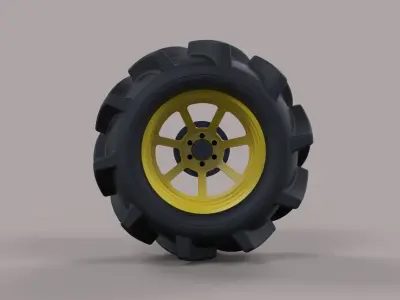Offroad wheel 15 3D model