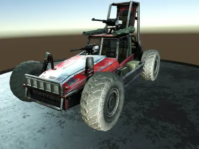 Desert Patrol Low-poly 3D model purchase