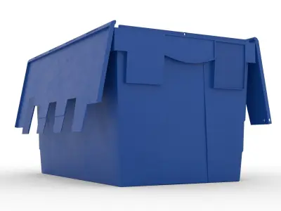 Distrubution container 600x400mm 3D model