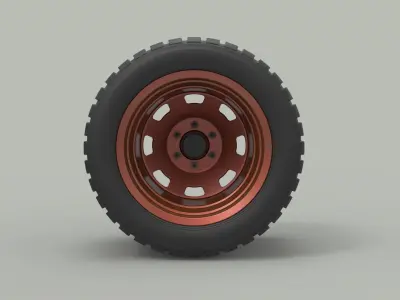 Offroad wheel 26 3D model