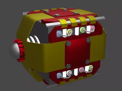 Metal case 3D model