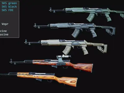 modular rifle SKS - weapon pack