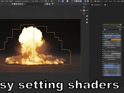 Super Realistic Explosion 3 - vdb animated 3D model