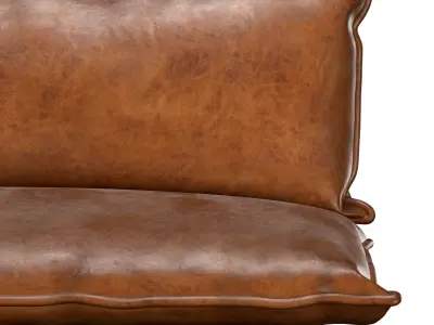 Double armchair 3D model