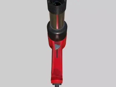 Rivet Gun - Pneumatic Riveting Tool Low-poly 3D model
