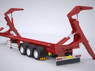 Sidelifter Semi Trailer 3D model