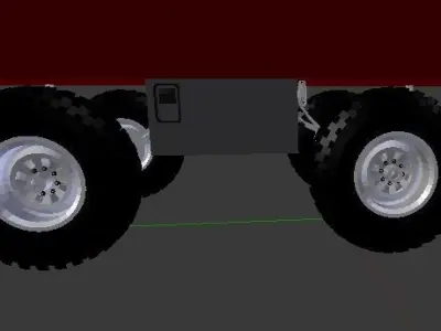 Custom Box Semi Trailer Free 3D model