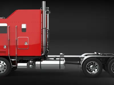 Kenworth K100 Sleeper Extended 3D model