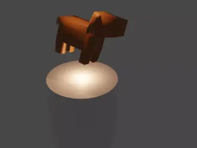 kakibara Low-poly 3D model