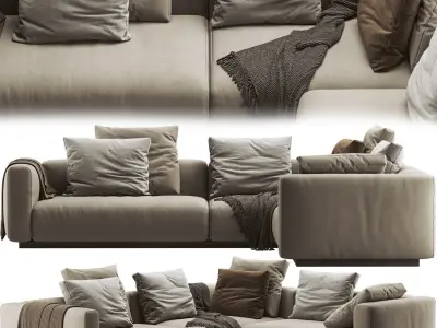 Flexform Lario Sofa 3D model