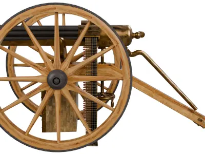 Gatling Gun 3D model order