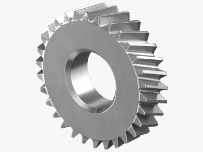 Helical Gear 04 3D model