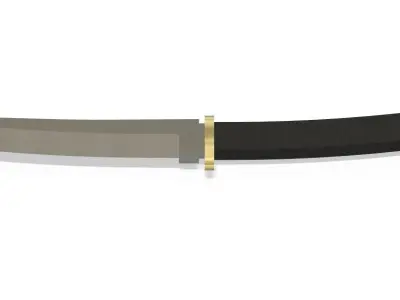 Tanto Knife inspired on HERBERTZ 440 Nr144115 3D print model