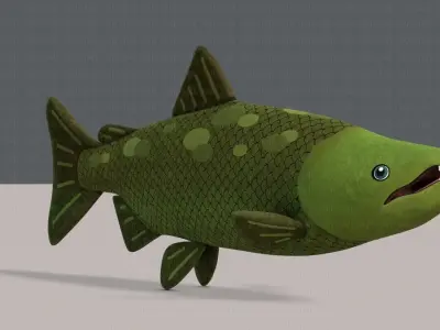 Fish V05 Low-poly 3D model