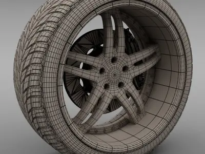 Savini Forged SV-1S Wheel 3D model