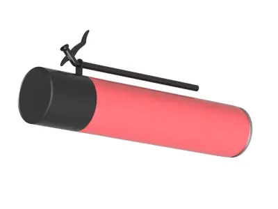 Polyurethane foam 750 ml open mockup 3D model