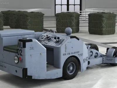 Ammunition Loader MJ1 Rigged 3D model