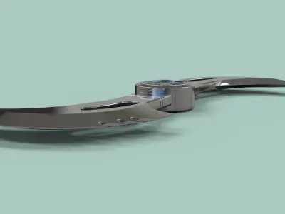 Glaive from movie Blade 3D model