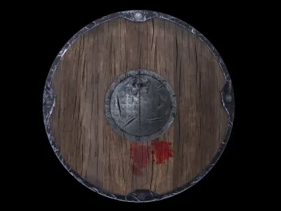 Round Shield  3D model