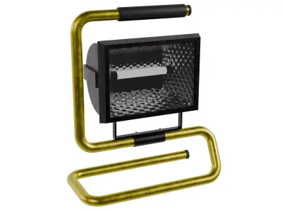 Portable Construction Light Low-poly 3D model