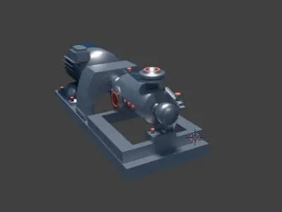 Water Pump 3D model buy