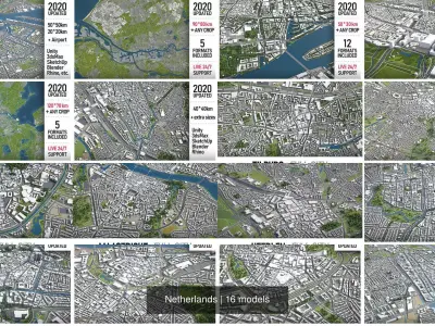 Netherlands 3D Model Pack purchase