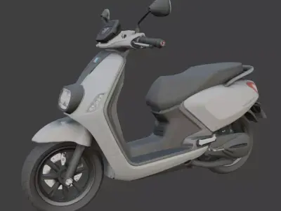 High-Quality 3D Model of Modern Electric Scooter 3D model purchase