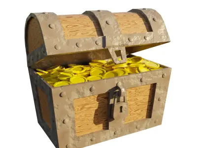 Chest Free low-poly 3D model