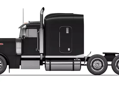 Peterbilt 379 Sleeper Cab 2005 3D model