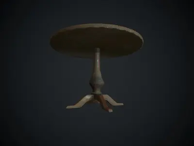 Table v1 pbr Low-poly 3D model