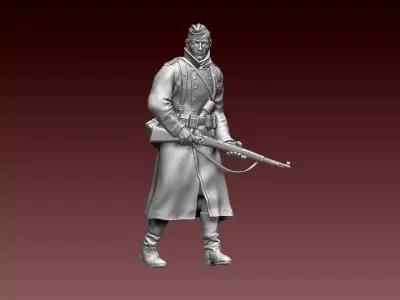 German soldier 3D print model 5
