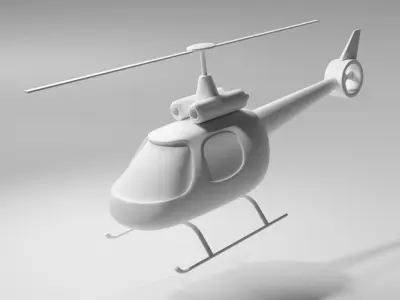 Helicopter Free 3D model purchase